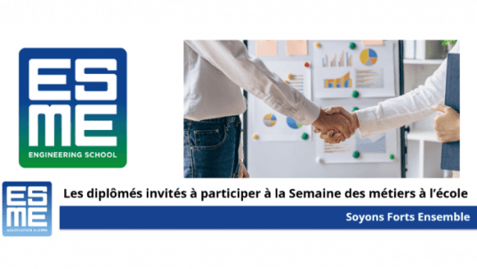 Participation des diplômés à la semaine des métiers à l'Ecole