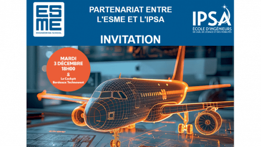 Invitation à la signature du partenariat entre l’ESME et l’IPSA